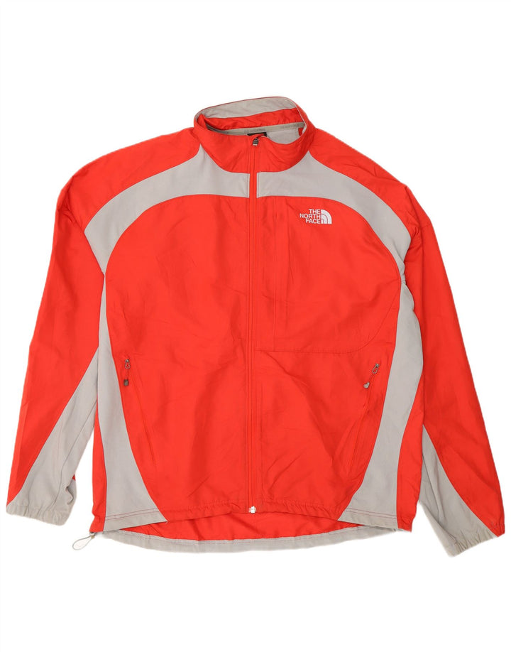 Jachetă de trening pentru bărbați THE NORTH FACE, XL, poliester color bloc, roșu
