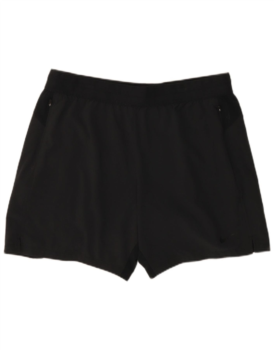 Pantaloni scurti sport NIKE Dri Fit pentru femei UK 18 XL poliester negru