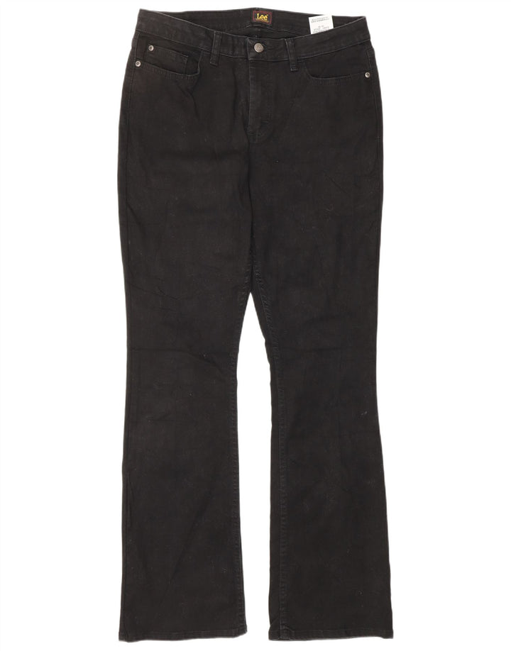 Blugi bootcut pentru femei LEE US 10 Large W32 L32 Bumbac negru