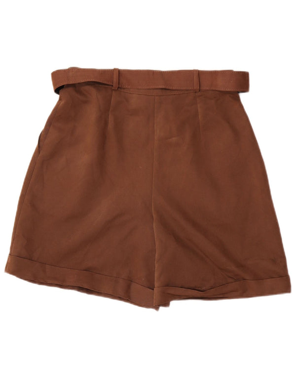 Pantaloni scurți chino vintage cu talie înaltă pentru femei IT 44 Medium W26 maro