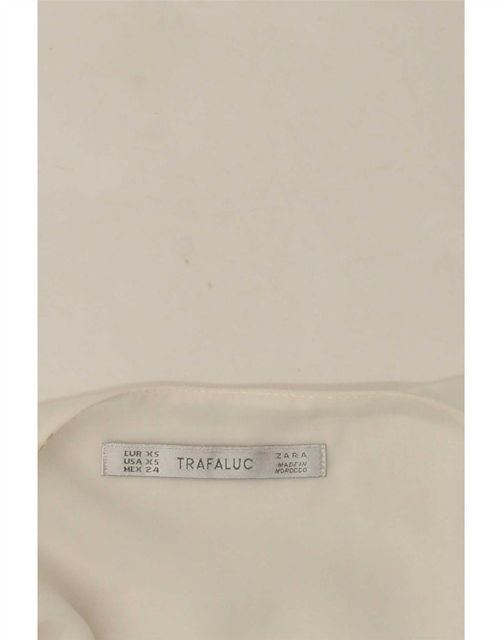 Top Trafaluc pentru femei Zara UK 6 XS Alb
