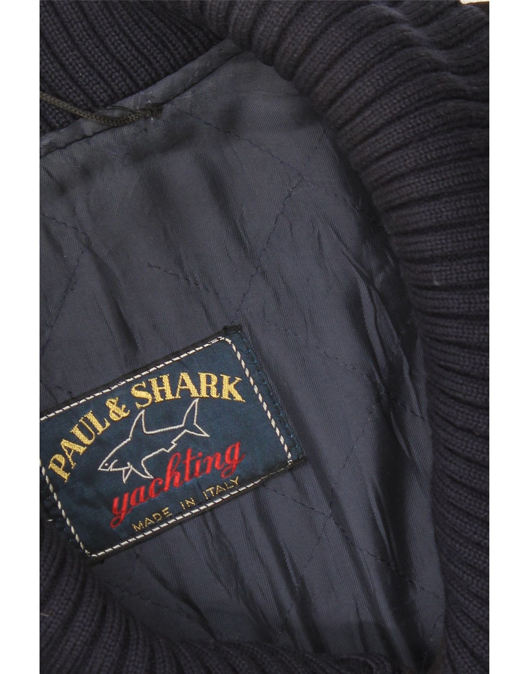 Palton pentru bărbați Paul & Shark UK 42 XL Lână bleumarin