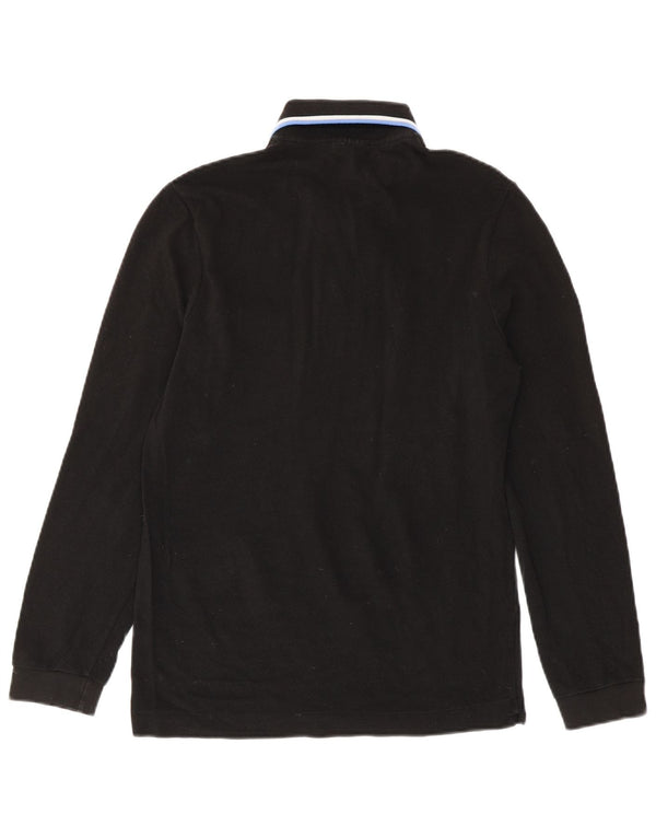 Tricou polo Lacoste pentru bărbați cu mânecă lungă, cu formă normală, mărimea 2 XS, cu dungi negre