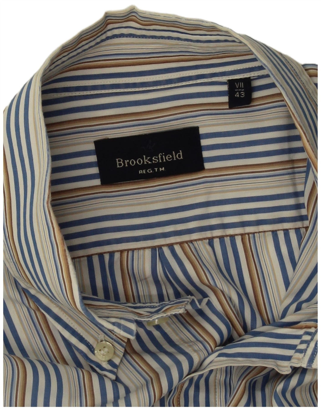 Cămașă pentru bărbați Brooksfield Mărimea 43 XL, cu dungi multicolore
