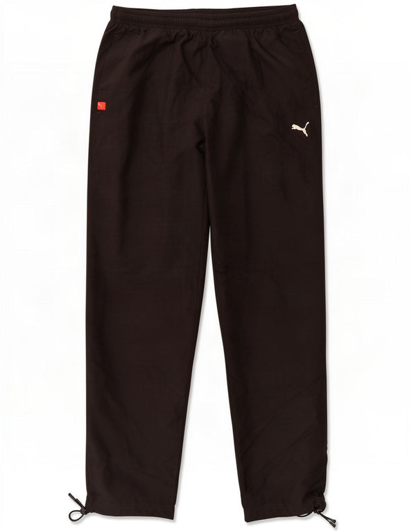Pantaloni de trening Puma pentru bărbați, poliester mediu negru