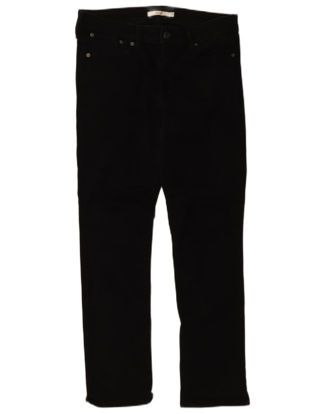 Blugi Levi's 712 Slim pentru femei W28 L28 bumbac negru