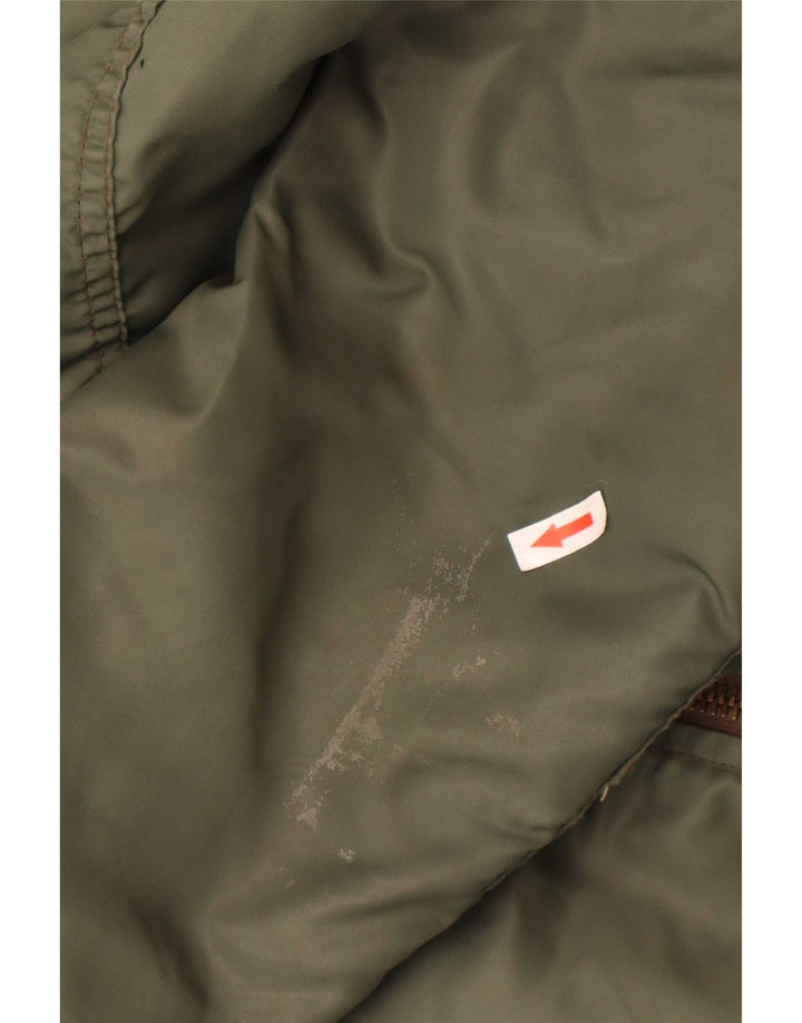 Jachetă Bomber pentru bărbați Carrera UK 40, mare, kaki, poliamidă color bloc