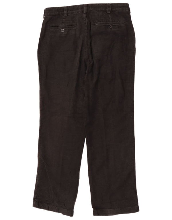 Marks & Spencer Pantaloni Chino Drepți Blue Harbour pentru bărbați L34 L29 Negru