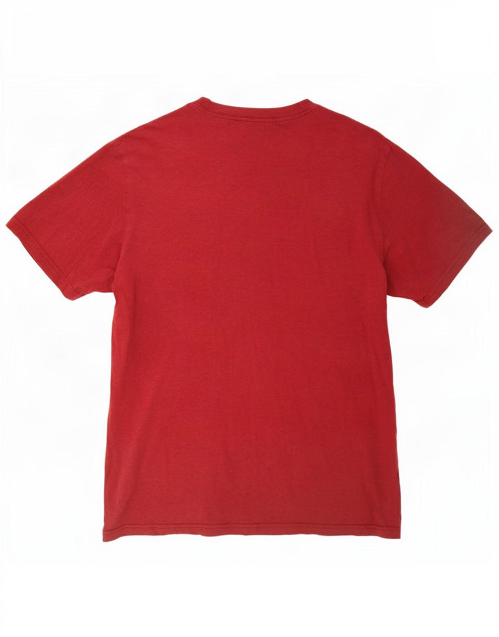 Tricou pentru bărbați Carhartt Top, mediu roșu, bumbac cu pete