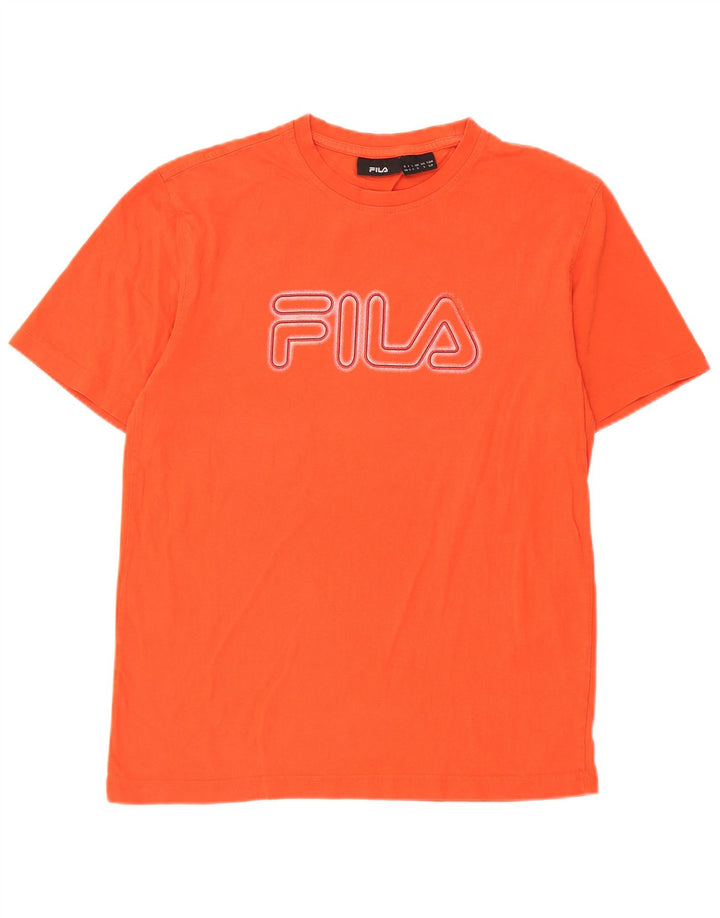 Tricou grafic pentru bărbați Fila Top Mic Portocaliu