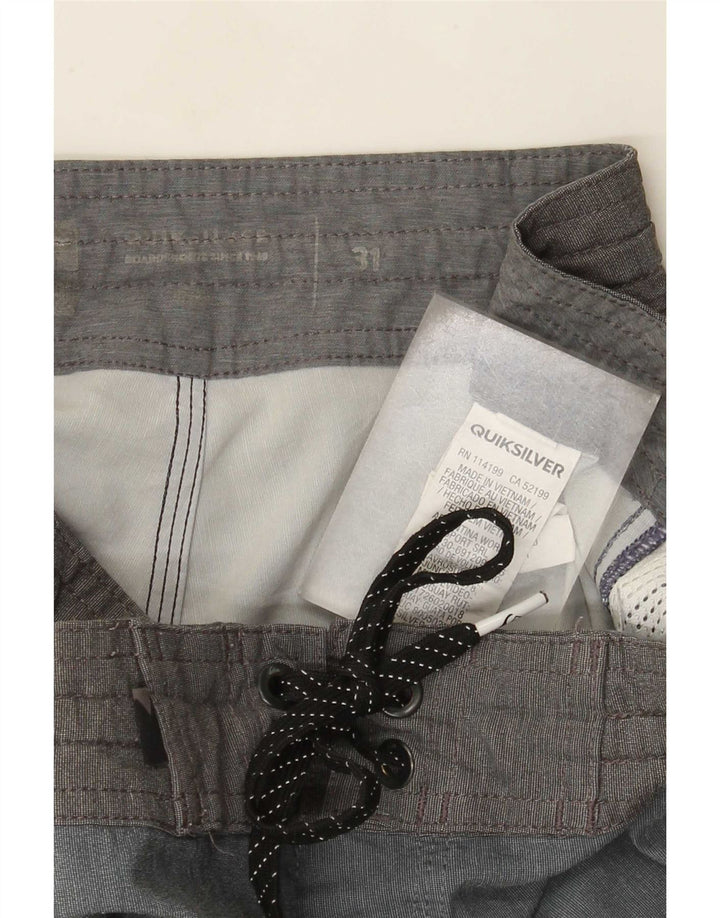 Pantaloni scurți de înot Quiksilver pentru bărbați, albastru mediu, poliester color bloc