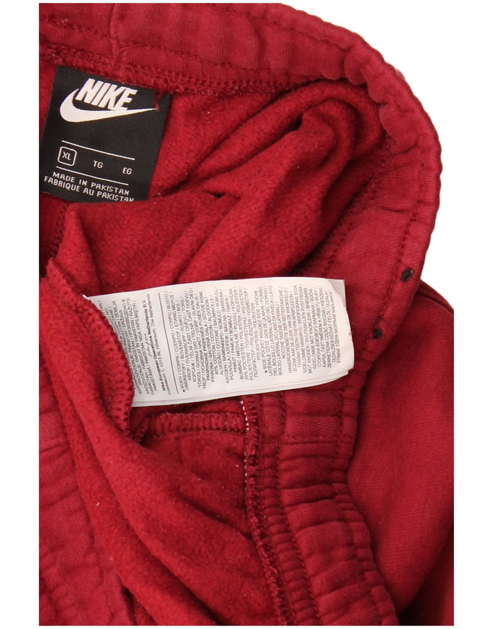 Pantaloni de trening pentru bărbați NIKE Pantaloni de jogging XL Bumbac Burgundy