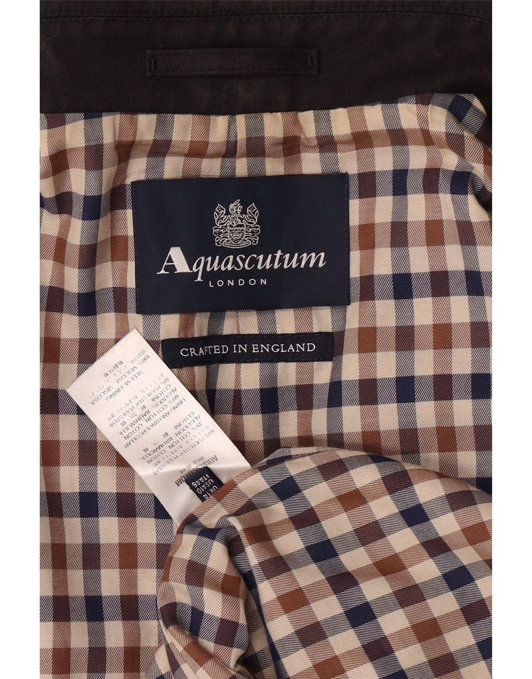 Pardesiu Aquascutum pentru femei UK 14, mare, negru, poliester