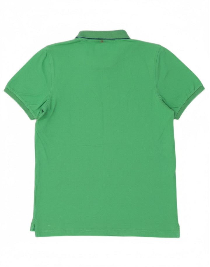 SUN68 Boys Polo Shirt 13-14 Years Green Cotton