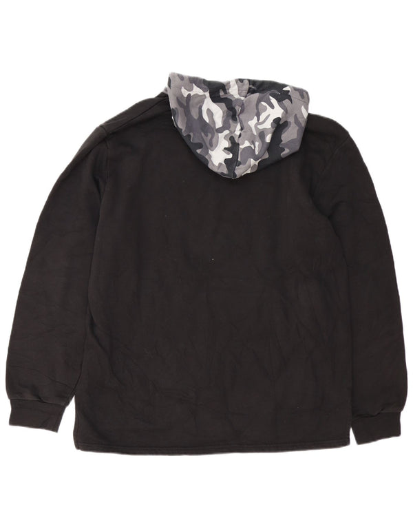 Pulover pentru bărbați Puma Graphic Hoodie Jumper mediu negru colorblock bumbac
