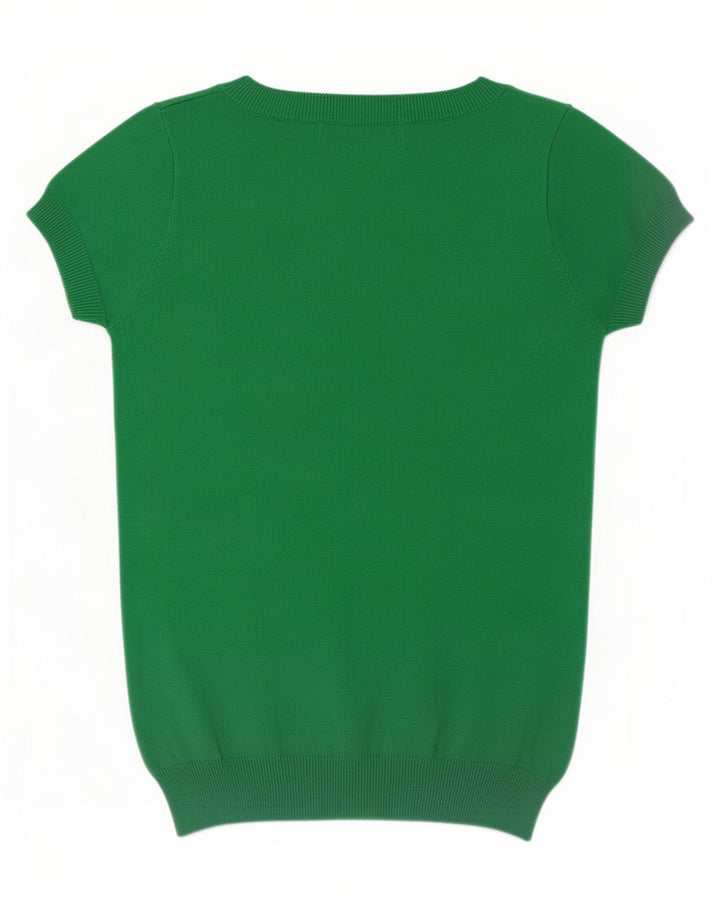 Bluză pentru femei Zara UK 8 Small Green Bumbac