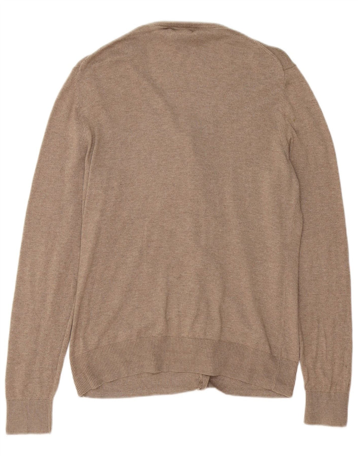 Pulover cardigan pentru femei Gap UK 16 mare, bej, bumbac