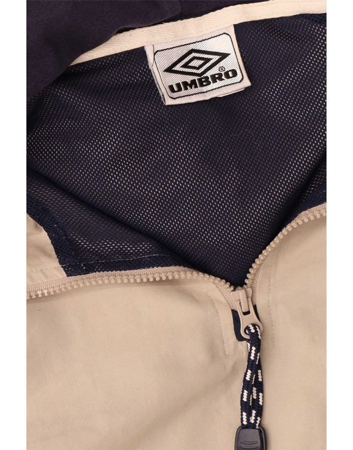 Jachetă de ploaie cu glugă pentru bărbați Umbro UK 42 XL poliester bej