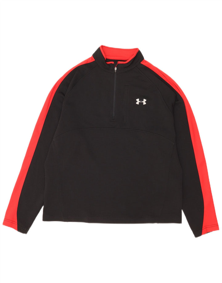 Top de trening Under Armour pentru bărbați Allseason Gear Pullover, mare, negru