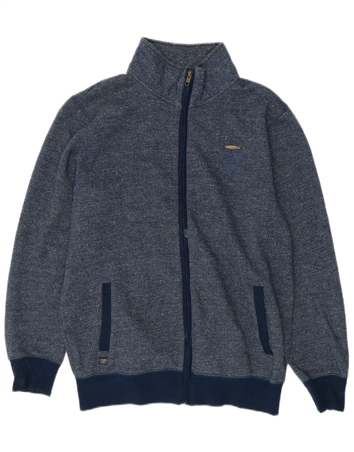 Jack & Jones Jachetă de trening pentru bărbați, mare, albastru, bumbac cu pete