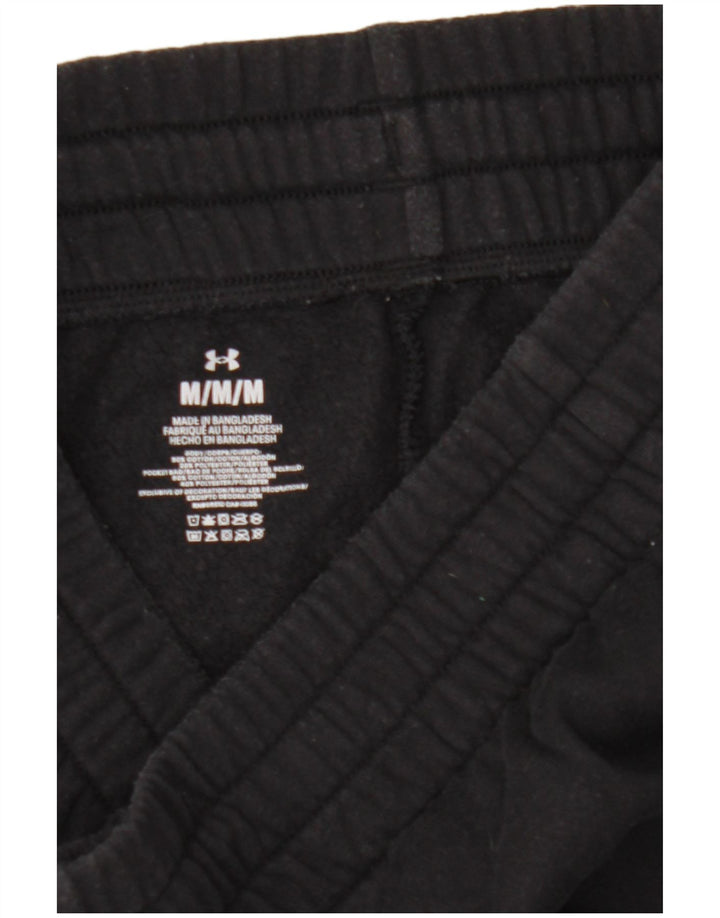 Pantaloni de trening Under Armour pentru bărbați, bumbac mediu negru