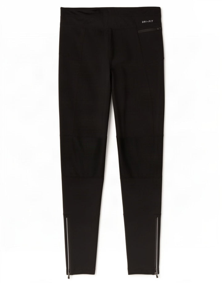 Leggings Dri Fit Nike pentru femei UK 12 Poliester mediu negru