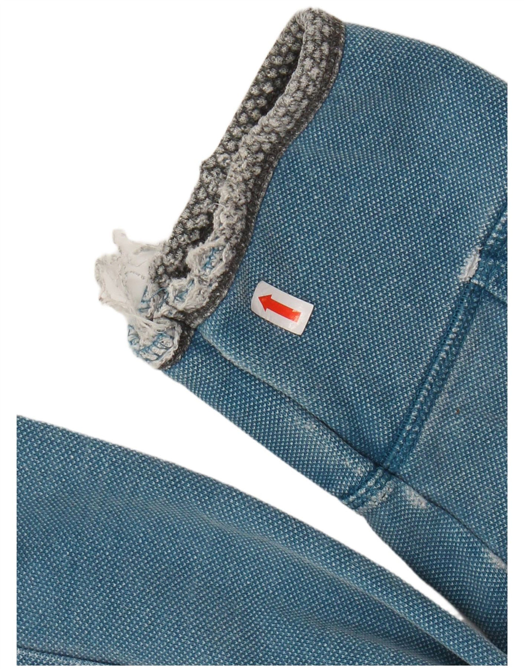 FAT FACE Hanorac cu fermoar pentru bărbați Pulover mare, albastru, bumbac