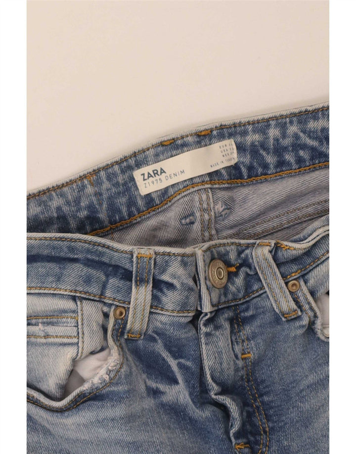 Blugi evazați pentru femei Zara EU 34 2XS L24 L24 Albastru
