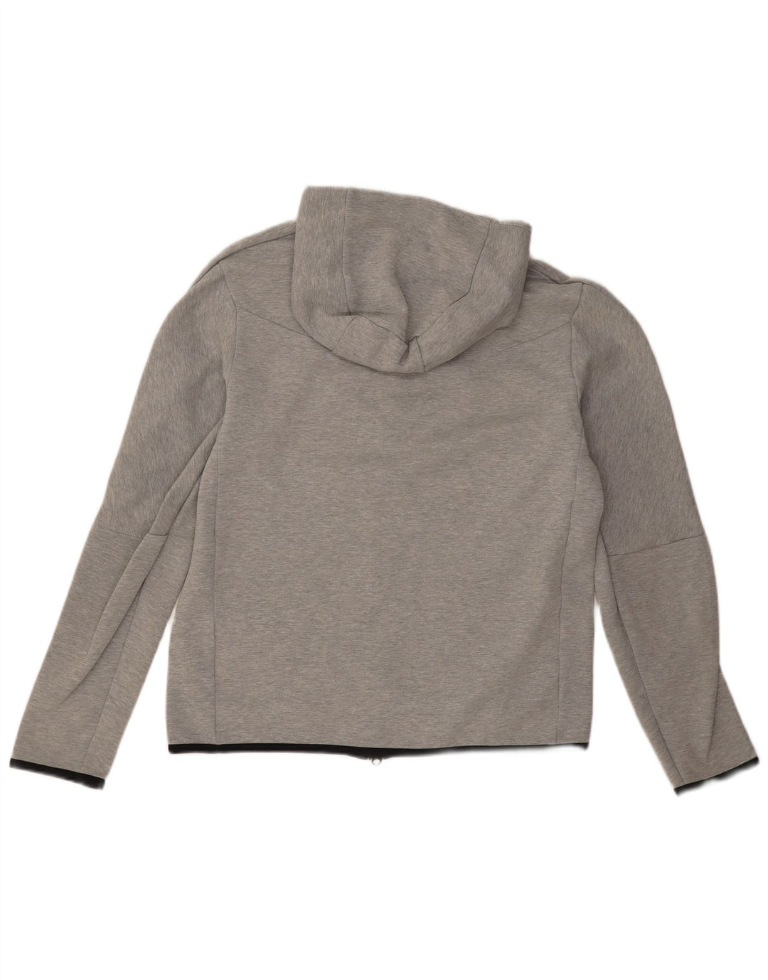 Pulover Nike pentru bărbați, cu fermoar, bumbac cu pete, gri mediu