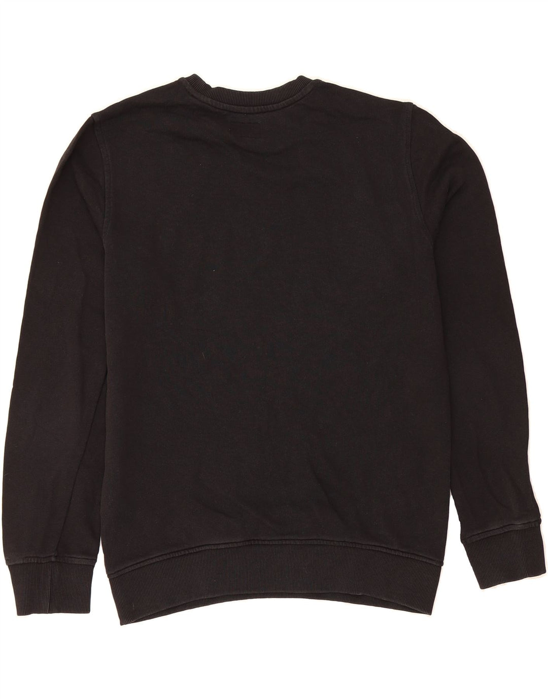 WRANGLER Womens Graphic Sweatshirt Jumper UK 14 Medium Black Cotton Vintage Wrangler and Second-Hand Wrangler from Messina Hembry 