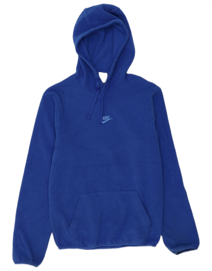 Pulover Nike pentru bărbați cu glugă din lână XS, poliester albastru