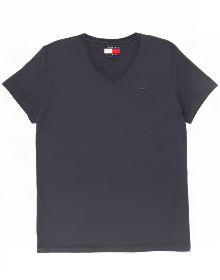 Tricou obișnuit pentru bărbați Tommy Hilfiger Top mare din bumbac bleumarin
