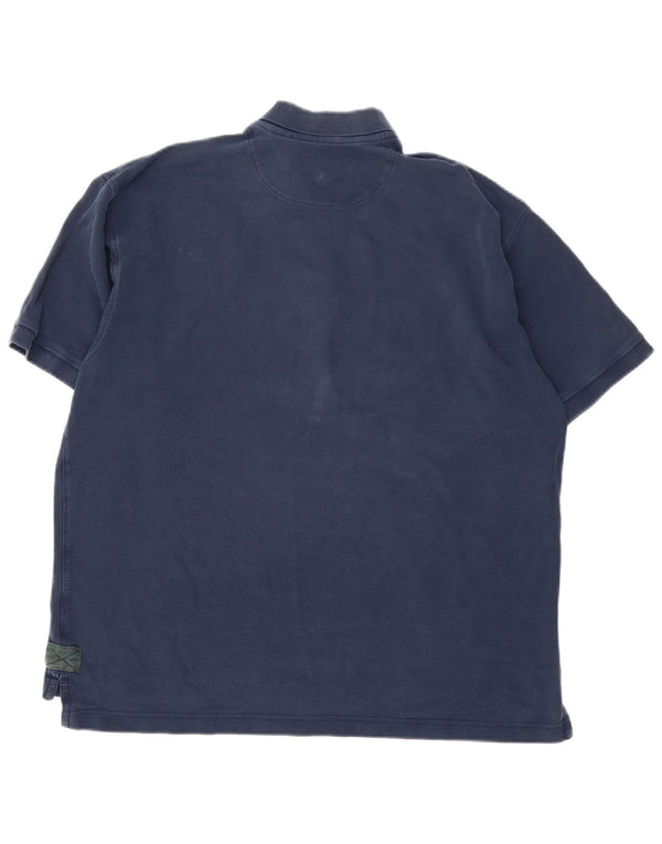 Tricou polo pentru bărbați Orvis, mare, bleumarin, bumbac