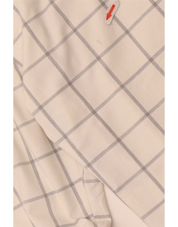 Pantaloni chino slim pentru bărbați Zara EU 40 Mediu L31 L33 Poliester cu carouri albe
