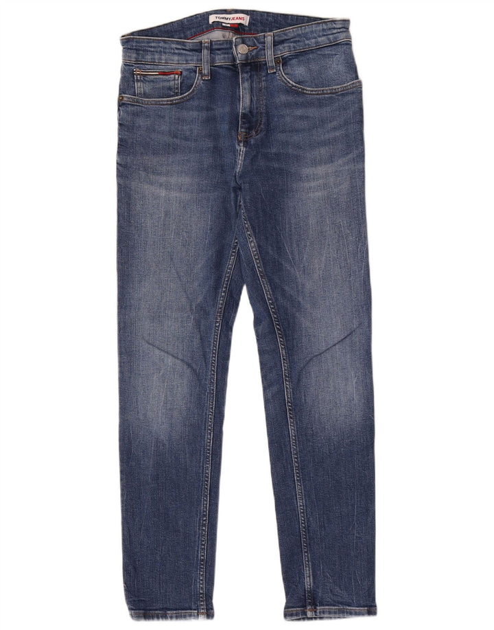 Blugi slim pentru bărbați Tommy Hilfiger W27 L30 bumbac albastru