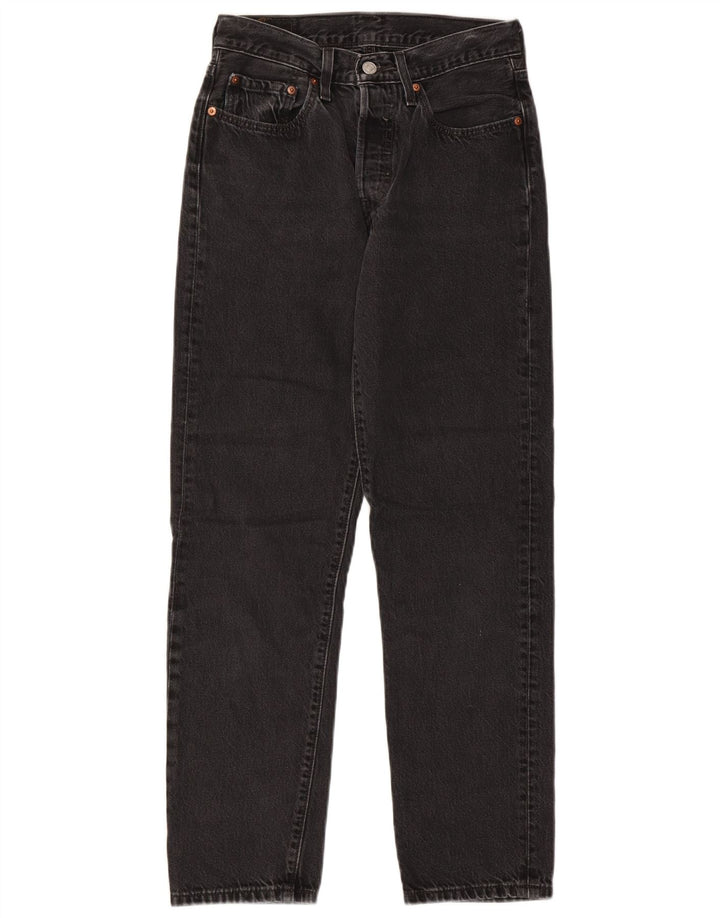 Blugi drepti pentru femei Levi's 501 W26 L28 bumbac negru