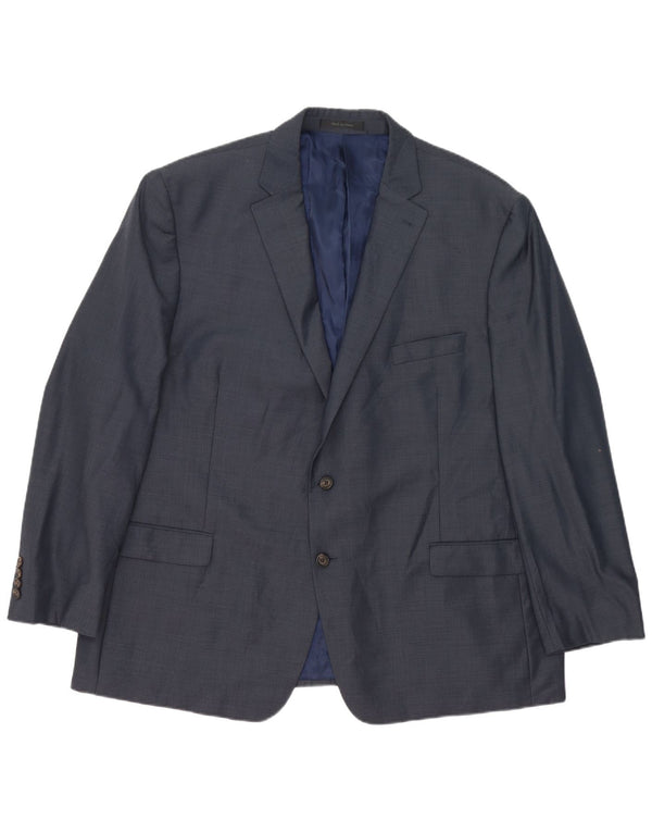 Ralph Lauren Mens 2 Button Blazer Jacket IT 52 XL Navy Blue Wool