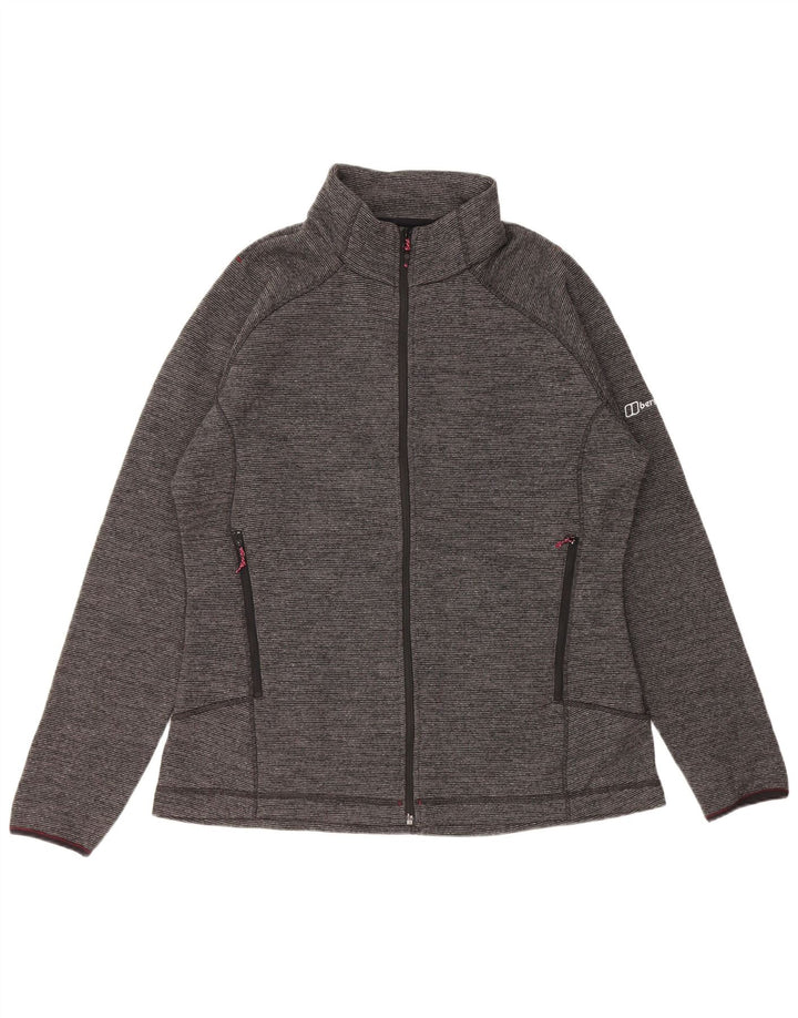 Jachetă de trening pentru femei Berghaus UK 20 2XL Gri poliester cu dungi