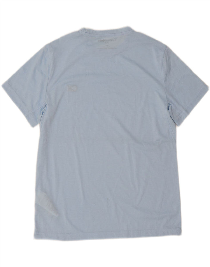 Tricou Calvin Klein pentru bărbați Top mic, albastru, poliester