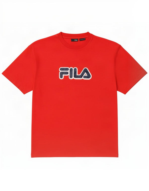 Fila Tricou grafic pentru bărbați Top XL Bumbac roșu
