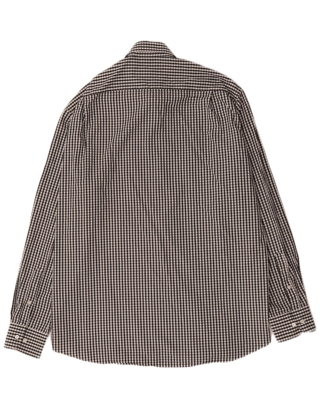 Cămașă pentru bărbați Hugo Boss Mărimea 43 17 XL Bumbac vichy negru