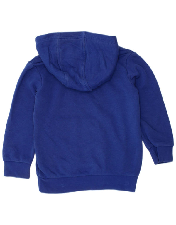 Pulover Adidas pentru băieți Graphic Hoodie 3-4 ani, bumbac, albastru