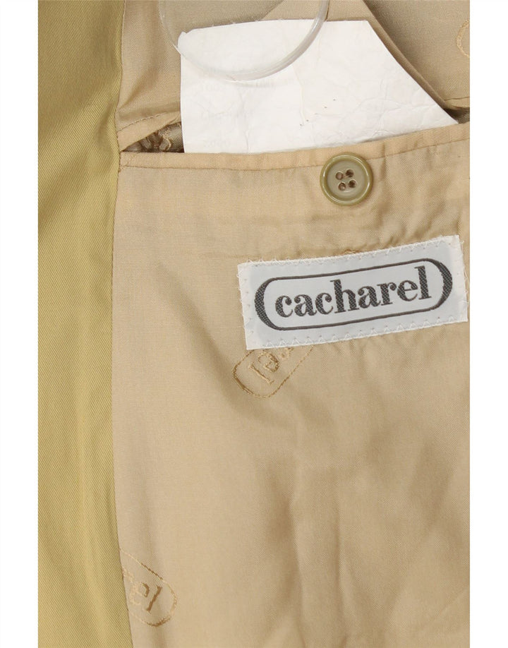 Jachetă pentru bărbați Cacharel cu 2 nasturi IT 52 XL bumbac bej