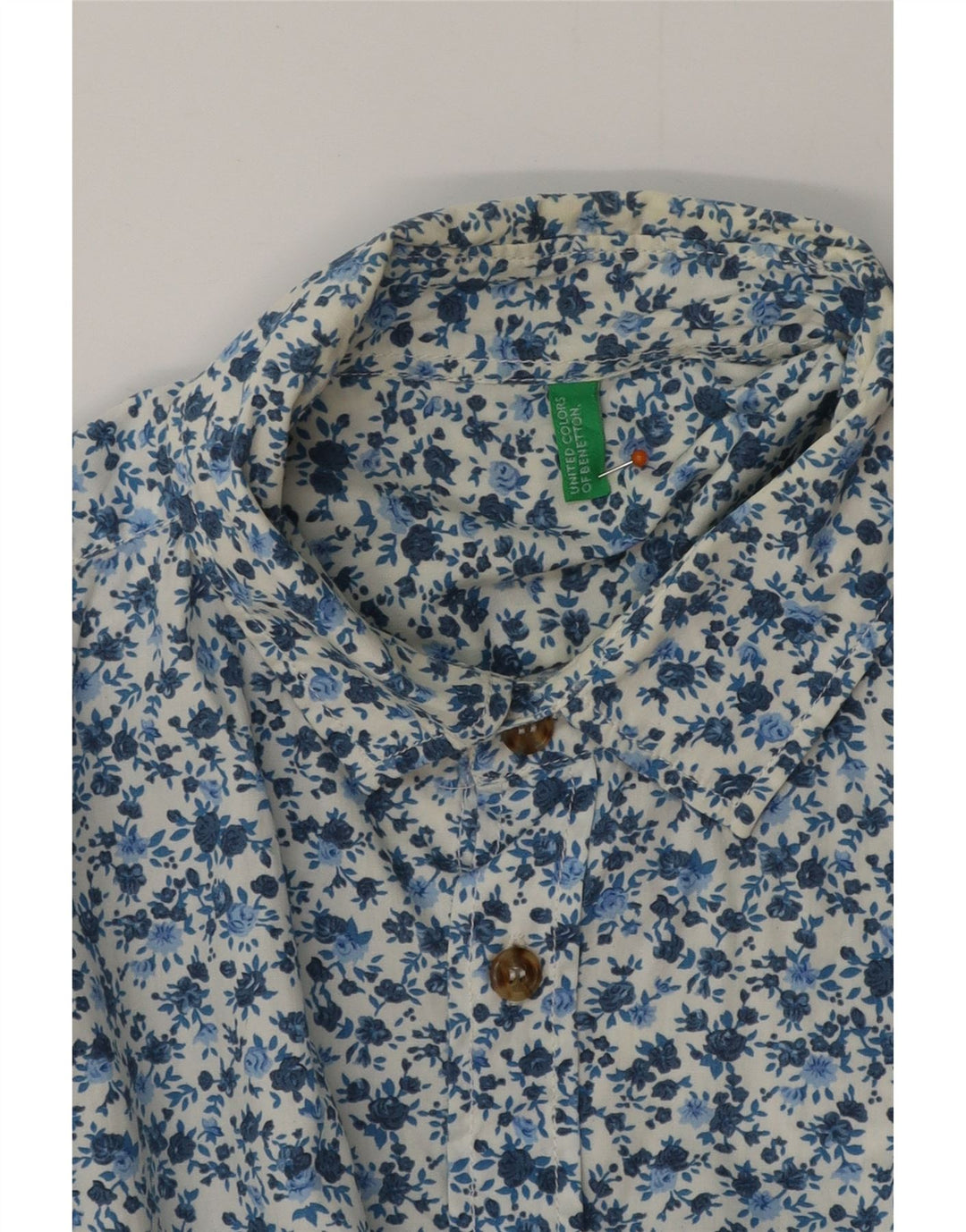 Cămașă pentru bărbați BENETTON Mic Albastru Floral