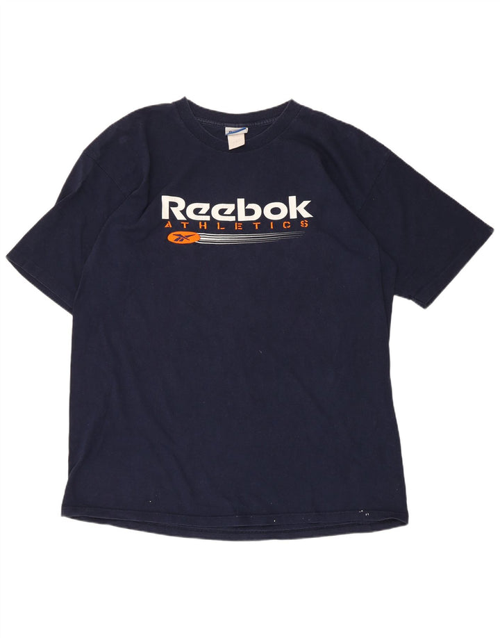 Tricou grafic Reebok pentru bărbați Top mare bleumarin
