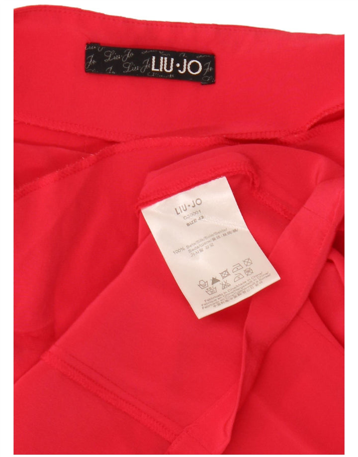 Rochie Liu Jo Femei Halter IT 42 Medium Red Silk