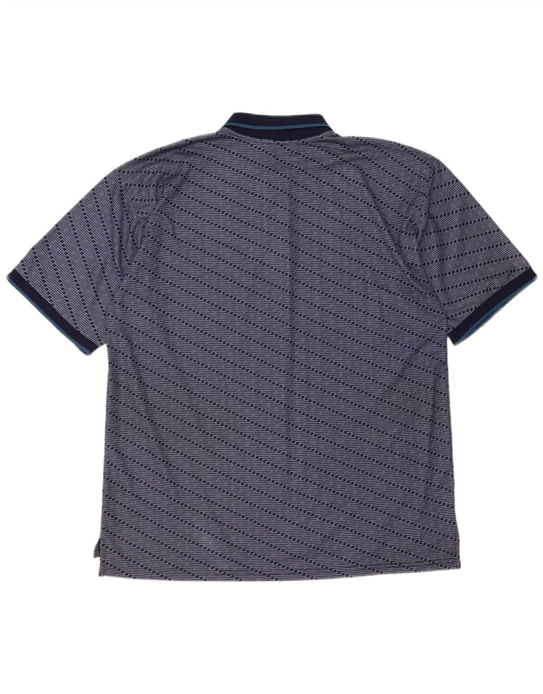 Tricou polo Fila pentru bărbați XL, poliester cu dungi bleumarin