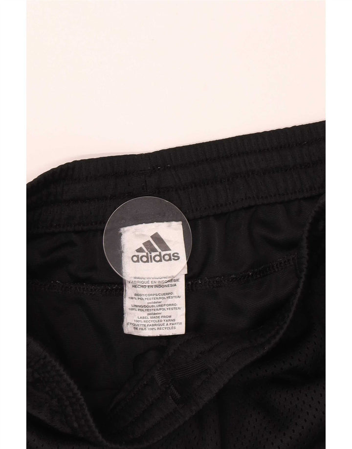 Pantaloni scurți sport adidas băieți 8-9 ani poliester negru mic