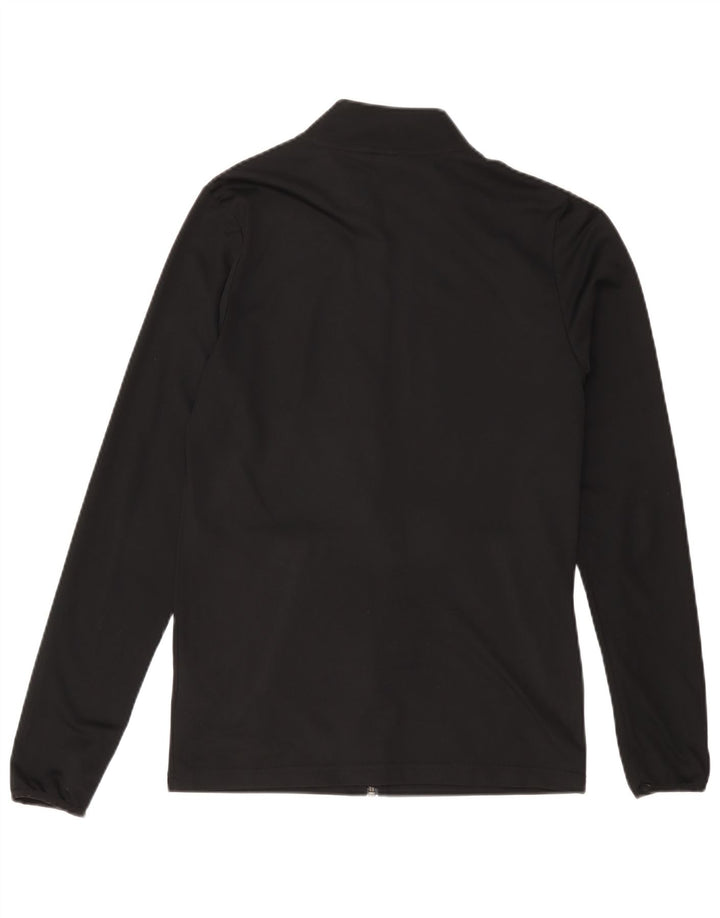 Jachetă de top pentru trening Nike Dri Fit pentru bărbați, poliester negru mic