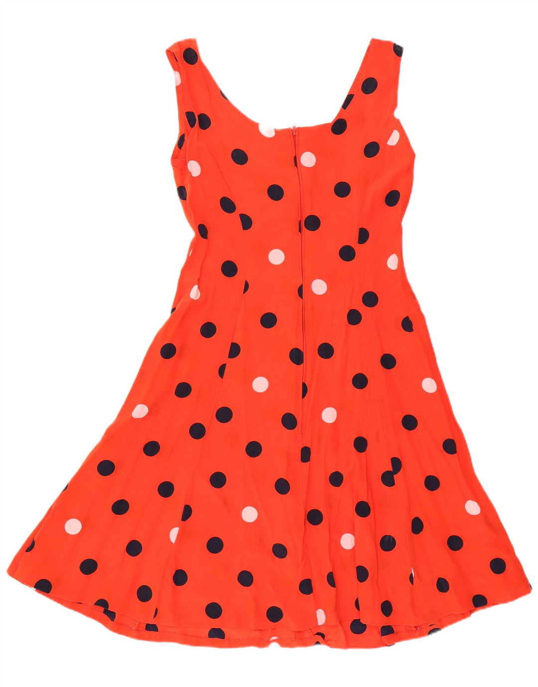 Rochie de soare vintage pentru femei UK 14 Medium Red Polka Dot